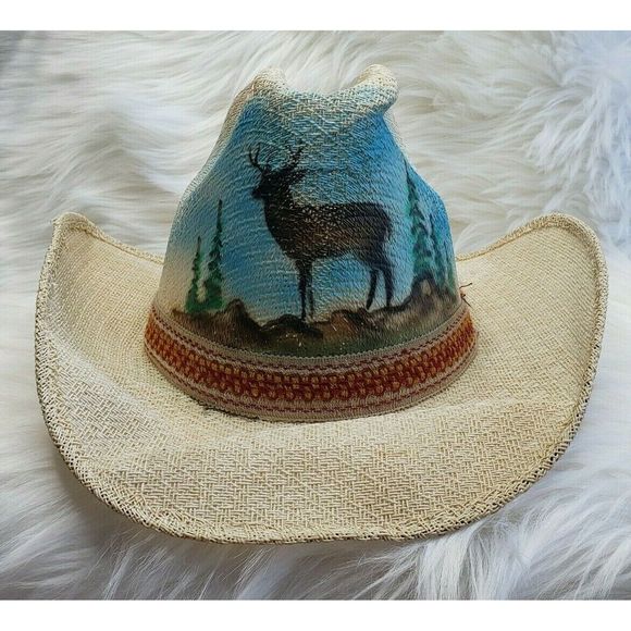 Sombreros Joaquin Other - SOMBREROS JOAQUIN Painted Mexican Cowboy Hat